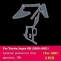 Vista 2 de LAVIYE Película de TPU protectora antiarañazos para el interior del automóvil, para Toyota Supra GR 2020-2023