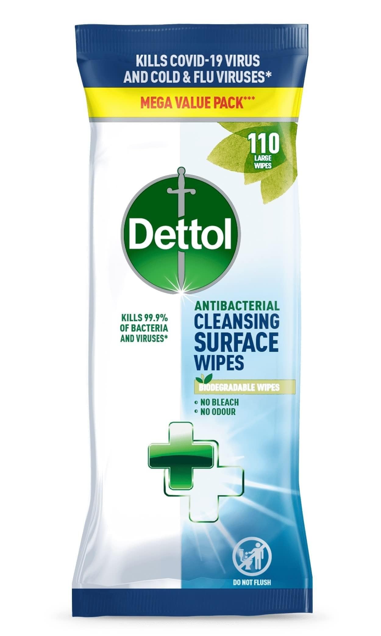 Dettol Surface Wipes 110s (B00XJA8X84) Amazon Price History, Amazon Price Tracker