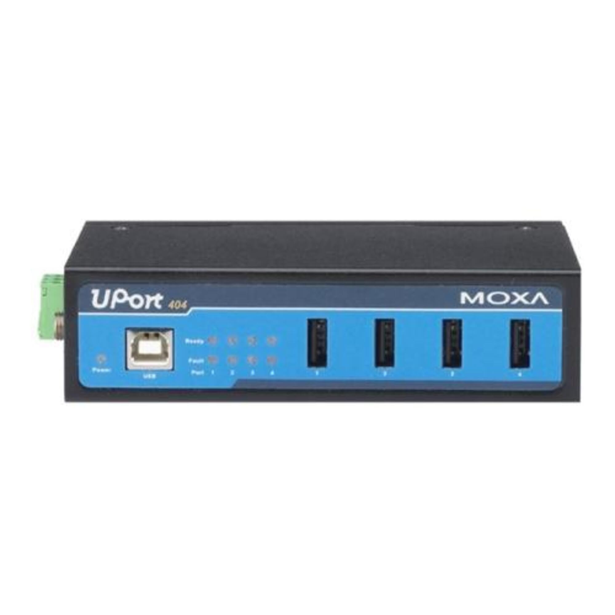 Moxa UPort 404-T w o Adapter - 4 Ports Industrial-Grade USB Hub Wide Temperature -40 to 85 C