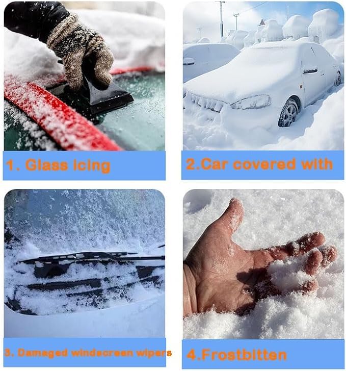 Couverture pare-brise voiture protection neige durable pour Land Cruiser Prado - 4