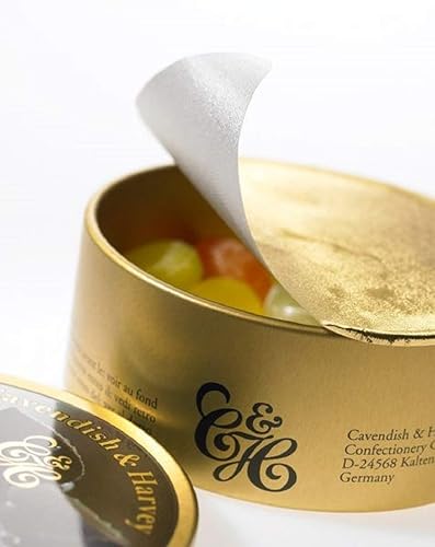 Miniatura 5 de Cavendish And Harvey Candy - Paquete variado de 3 sabores lata de caramelo duro de frutas 7 onzas caramelo alemán importado naranja frutico pomelo