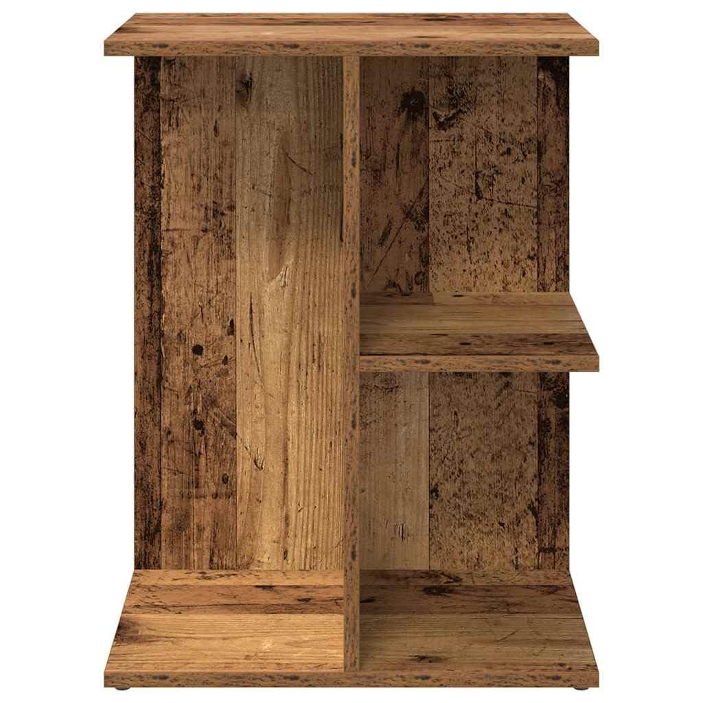 Stoliki nocne, 2 szt. wygląd starego drewna 46,5 x 29 x 61 cm, materiał drewnopochodny, stolik pomocniczy, nowoczesny design, wytrzymała półka, łatwa w pielęgnacji