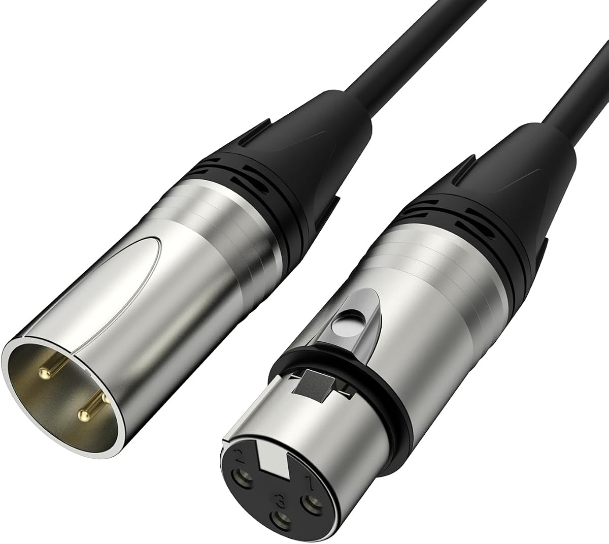 MAONO 6FT XLR Microphone Cable Premium XLR Male to Female Mic Audio Cord with Balanced 3 PIN Connector,Speaker Cable Mic Wire PD100X,200X,200W,300X,400X Microphones, Audio Mixer