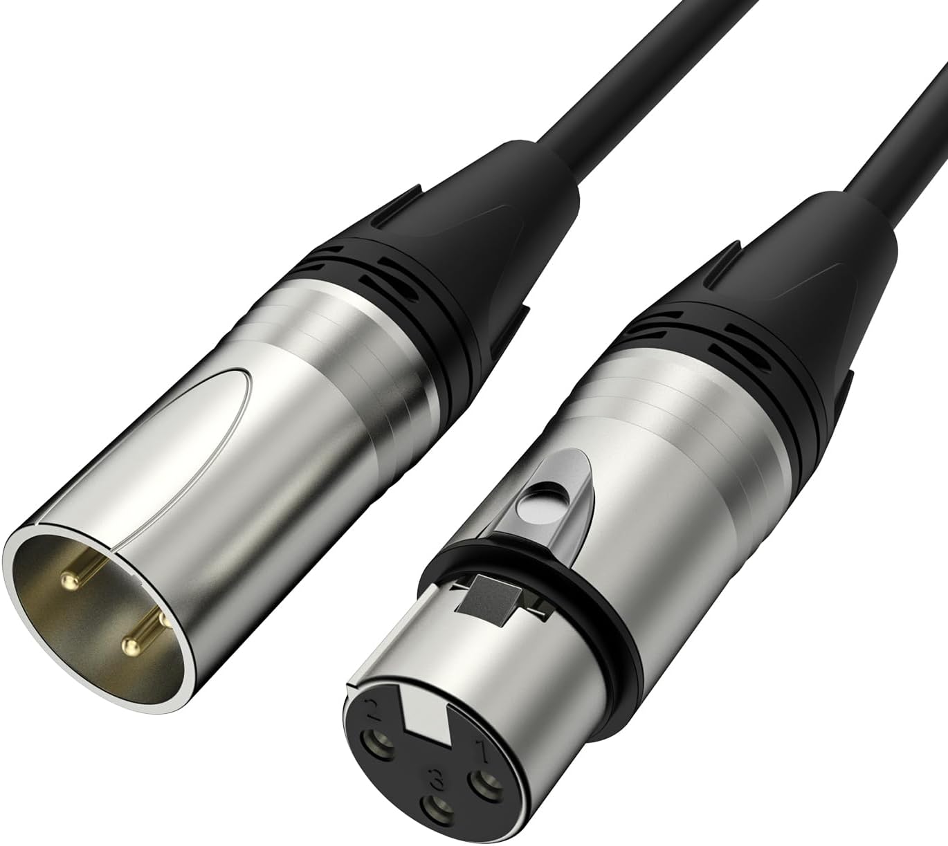 6FT XLR Microphone Cable Premium XLR Male to Female Mic Audio Cord with Balanced 3 PIN Connector,Speaker Cable Mic Wire PD100X,200X,200W,300X,400X Microphones, Audio Mixer
