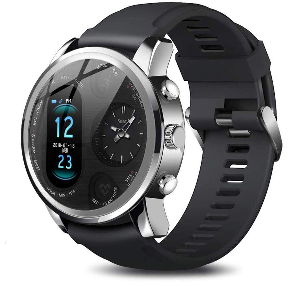 Smart Watch da Uomo Premium Orologio Sportivo E da Lavoro Display HD Braccialetto Intelligente Monitoraggio del Sonno Impermeabile modalità Multi-Sport