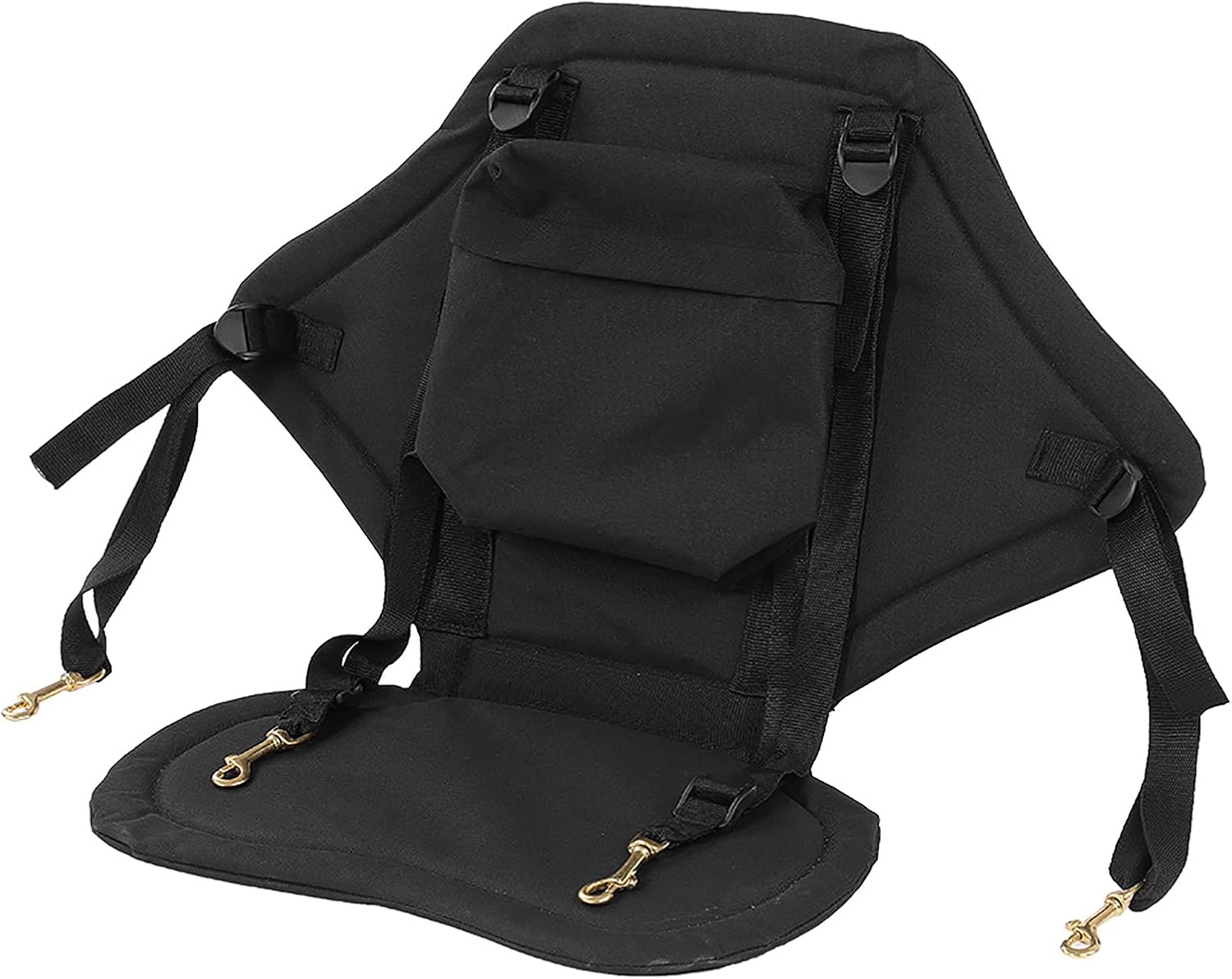 Kayak Seat, Universal Detachable Padded Canoe Seat Kayak Backrest Cushion with Adjustable Strap for Drifting Rafting Canoeing Kayaking Fishing