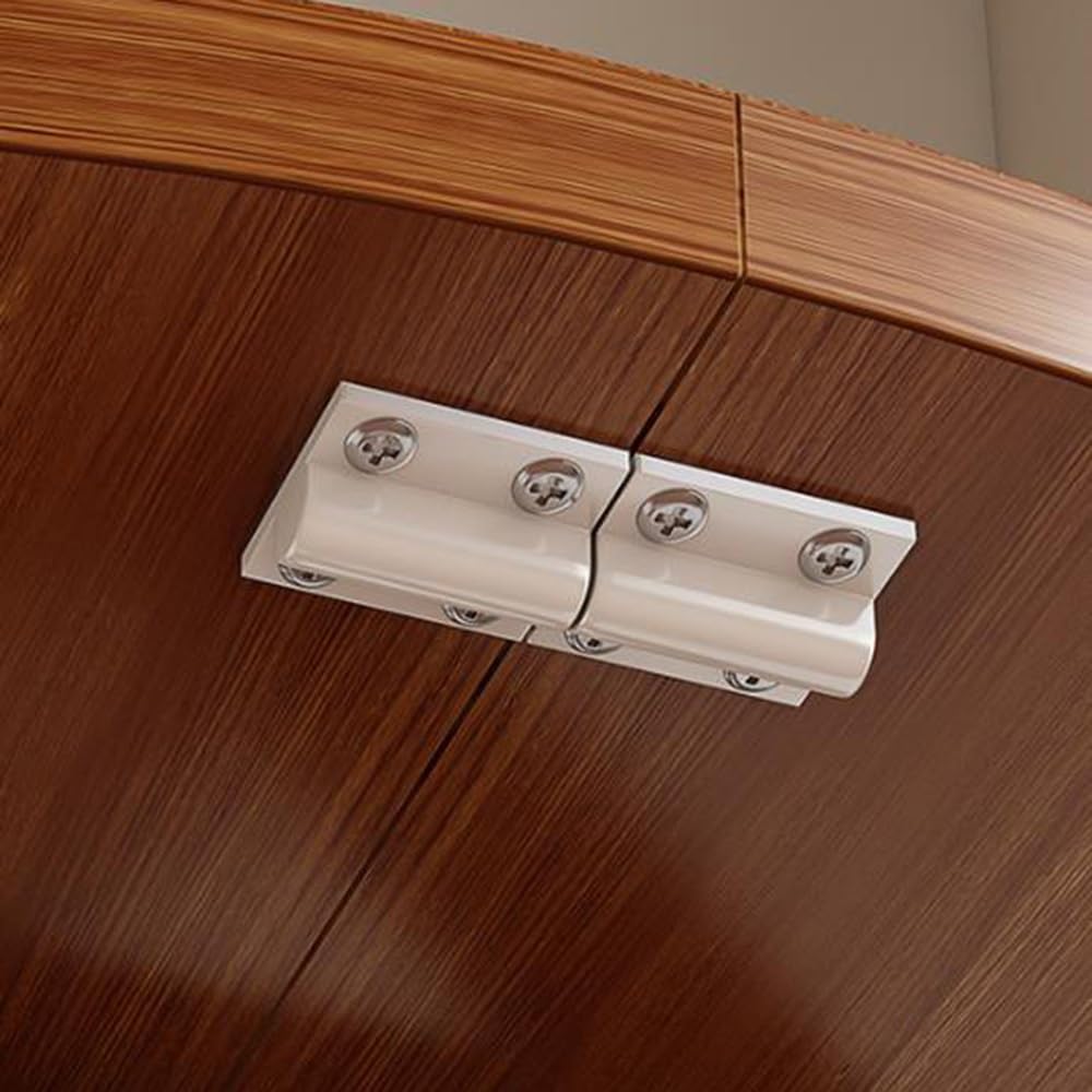 Mesa de comedor portátil plegable redonda de 40 pulgadas para 2 a 4 personas, mesa de cocina extensible de madera de hoja caída, mesa de comedor compacta para apartamento, sala de estar (marrón, 80 cm