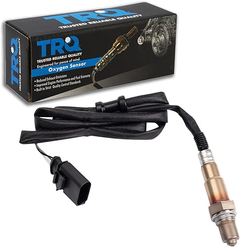 Vista 84 de TRQ Sensor de Oxígeno O2 de 4 Hilos de Banda Estrecha Compatible con VW Atlas 2.0L 2018-21, VW GTI 2.0L 2016-18, Audi A3 Quattro 2.0L 2015-18, VW