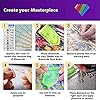 2-Piece DIY 5D Diamond Art Set for Adults or Children, Full Diamond Painting Set with the Theme of Girls Dancing with Stars and Girls in the Rain, Perfect Art Crafts for Home Wall Decoration 12"x16" #3
