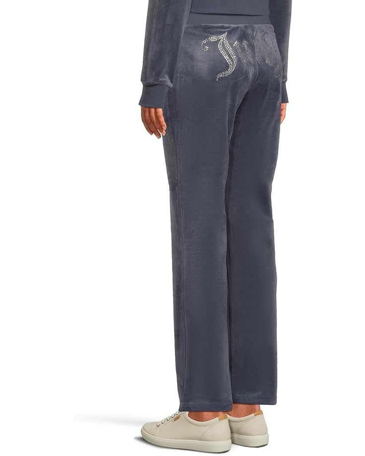 Juicy Couture Solid Rib Waist Velour Pants With Drawcord - #3 of 5