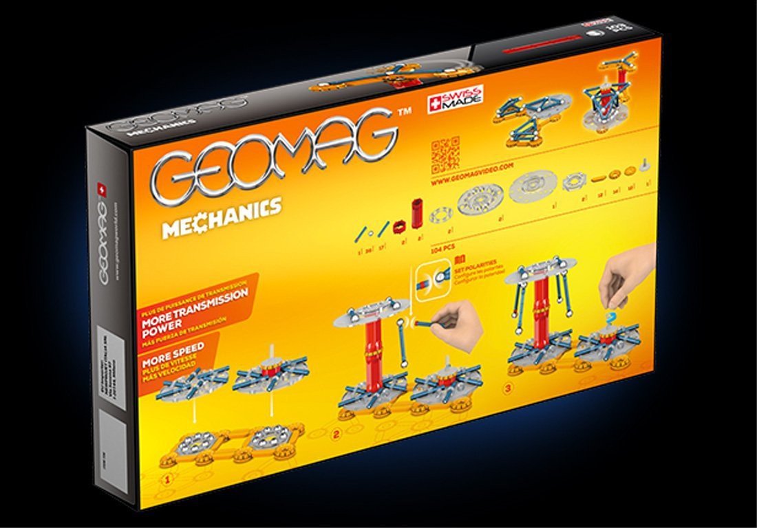 Geomag Mechanika 726, 103 sztuk - zestaw do budowy mechanika