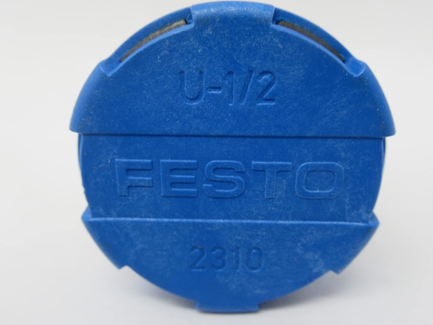 FESTO U-1/2 (2310), 0-10 BAR OPERATING PRESSURE, 10300 L/MIN FLOW RATE, 82 DB(A) NOISE LEVEL, G1/2 PNEUMATIC CONNECTION, PE CUSHIONING INSERT MATERIAL, PNEUMATIC MUFFLER, U SERIES