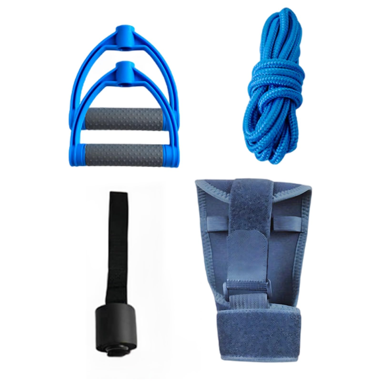 Schulterzug über der Tür, Trainingsgerät mit verbessertem Türclip, Stahlrolle, rutschfestem Griff und 8,5 ft / 2,6 m Seil für Rotatorenmanschette, 1 Handschuh enthalten
