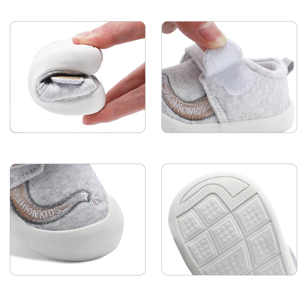 MASOCIO Chaussure Bébé Fille Garçon Premiers Pas Bebe Semelle Caoutchouc Antidérapant