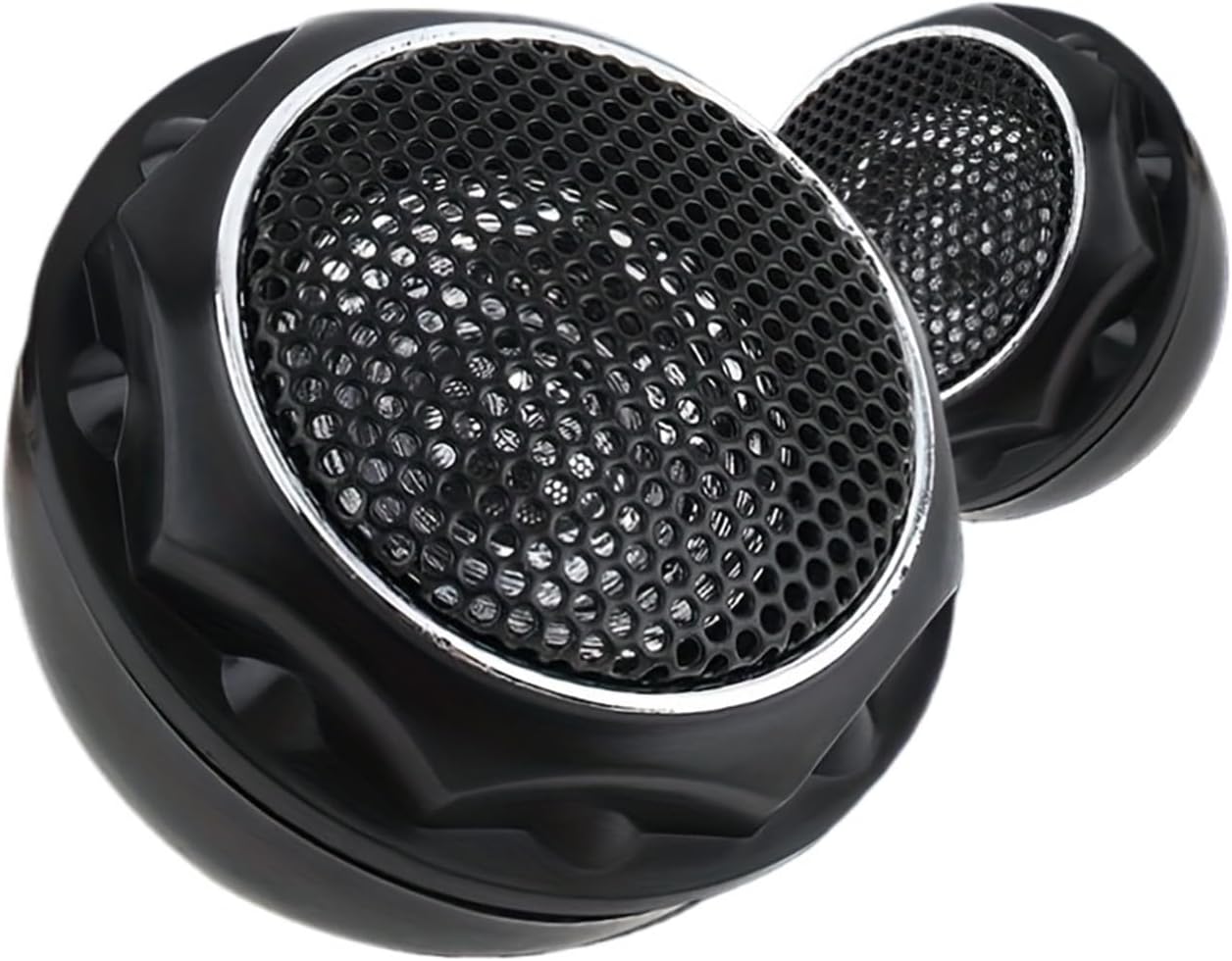 280W(2pcs*140W) Car Tweeters with Filter Stereo Speakers Music Soft Dome Balanced Car Tweeters Car Audio