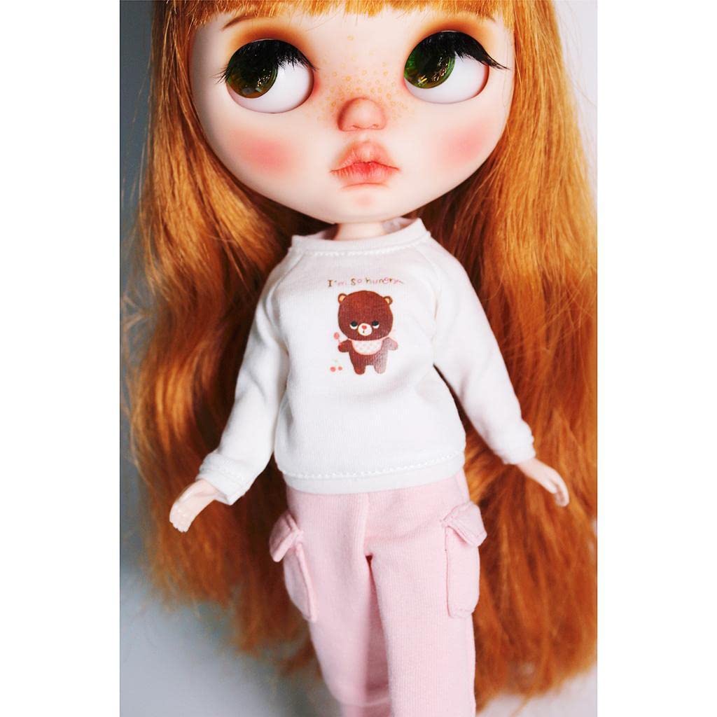 ZOOMELLA 1/6 Cute Cotton Long Sleeve Pullover for 12'' Blythe Doll Clothes White |Dolls & Bears | Dolls | By Brand Company Character | Blythe-image-27