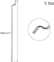 Vista 2 de uxcell 5 piezas de varilla de empuje de 0.047 in x 7.087 in + 5 bocinas de micro control de nailon 4 agujeros para avión RC piezas de bricolaje