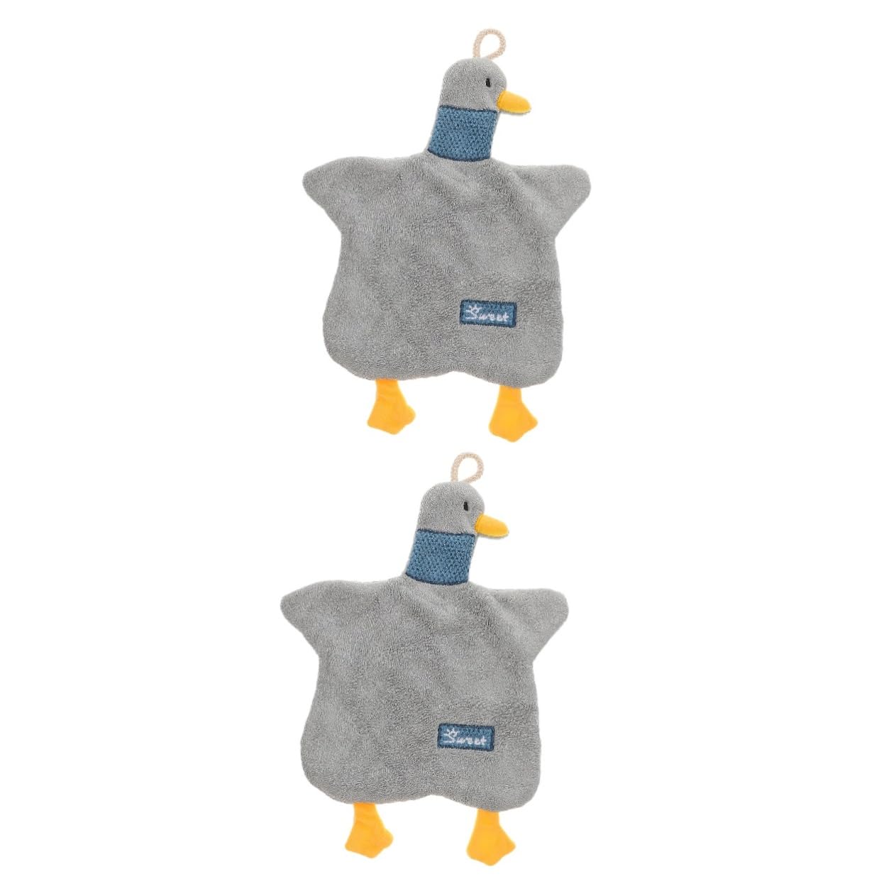 2 Asciugamani Appendiabiti Morbidi In Pile Corallo | Assorbenti E Asciugatura Rapida Per Cucina E Bagno Con Design Animali