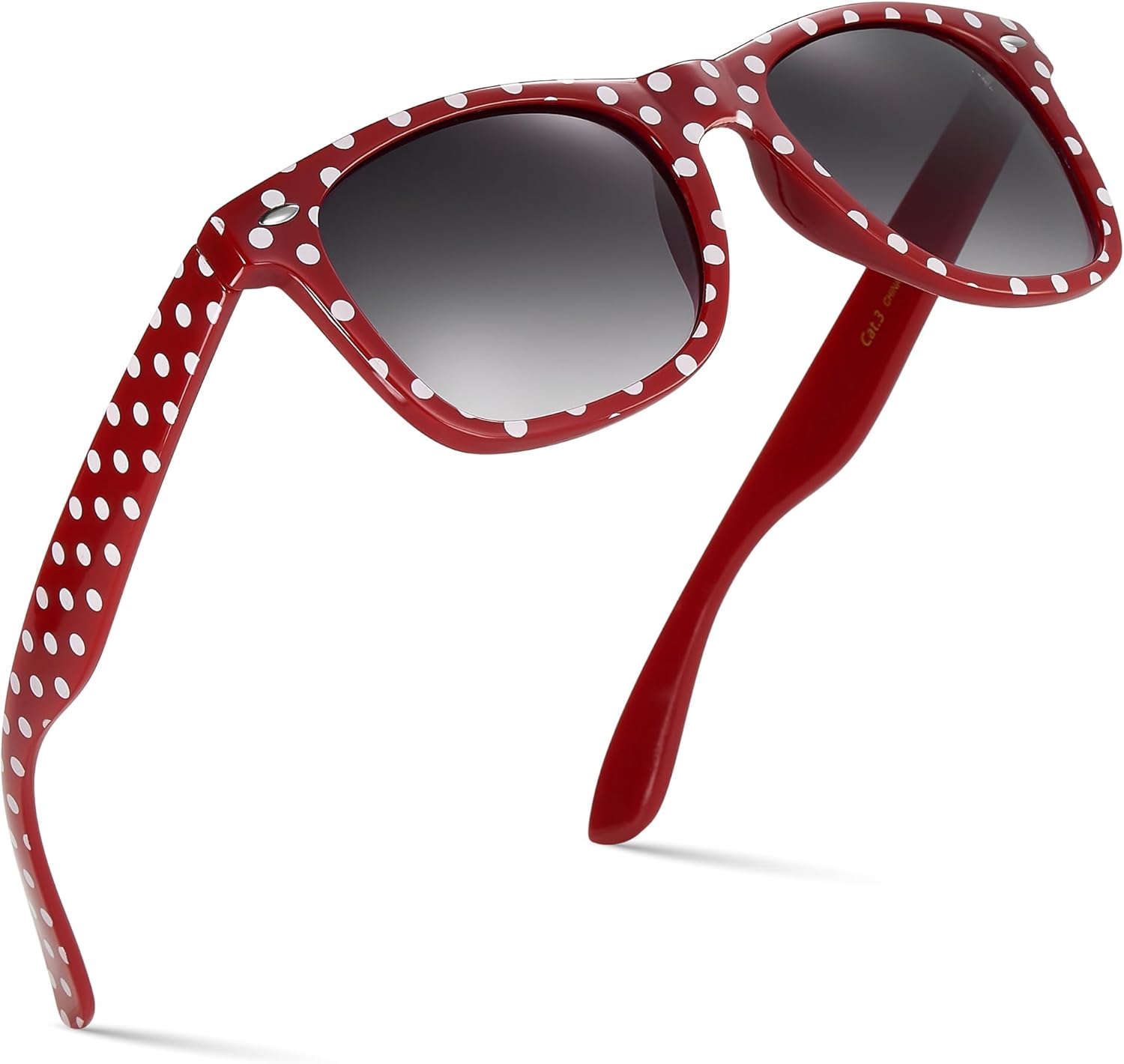 Retro Rewind Polka Dot Vintage Fashion Sunglasses for Women UV400