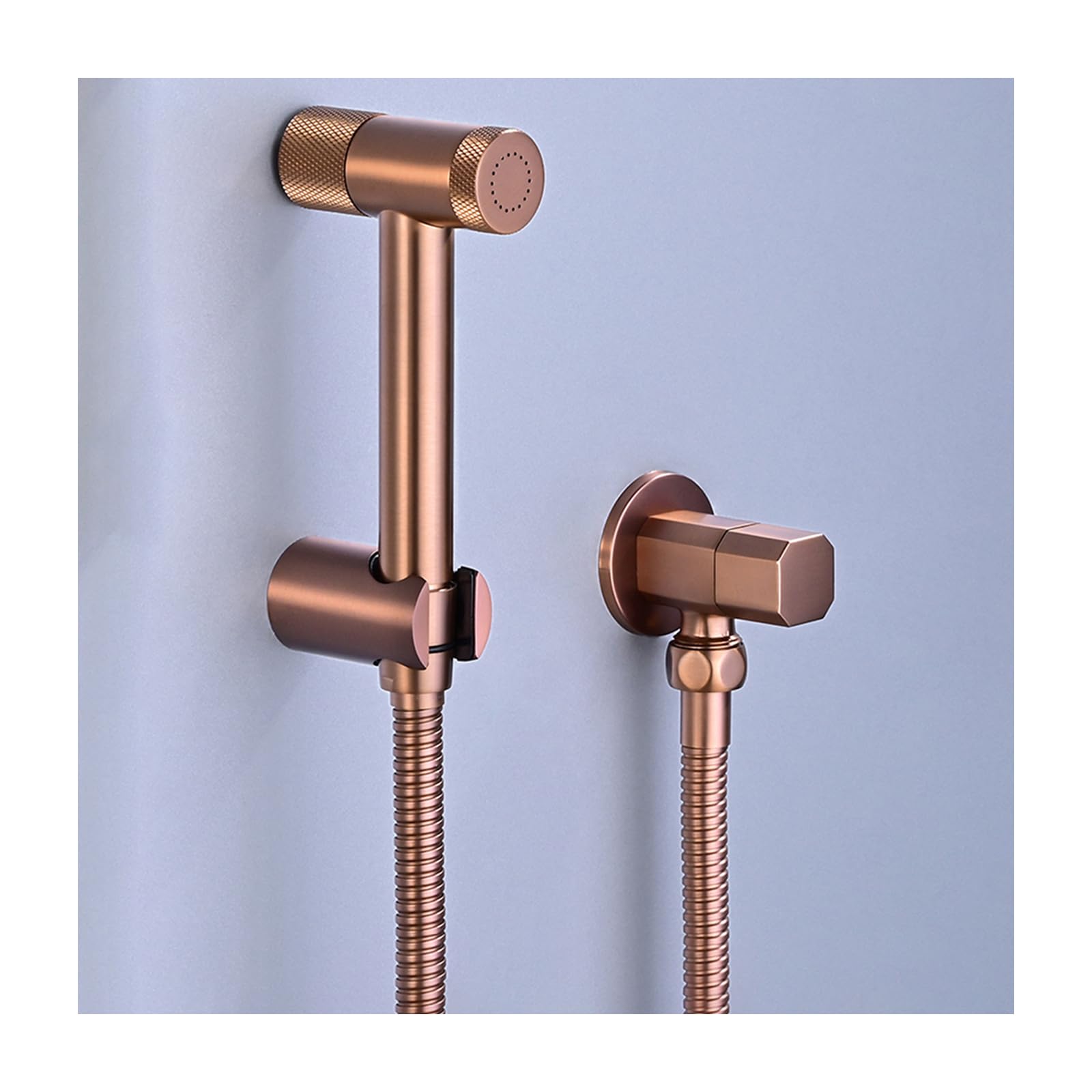 Hand-Bidet-Sprüher für die Toilette, Wandmontage, Roségold-Set, Damenhygiene, Haustiere, Babywindel-Waschset