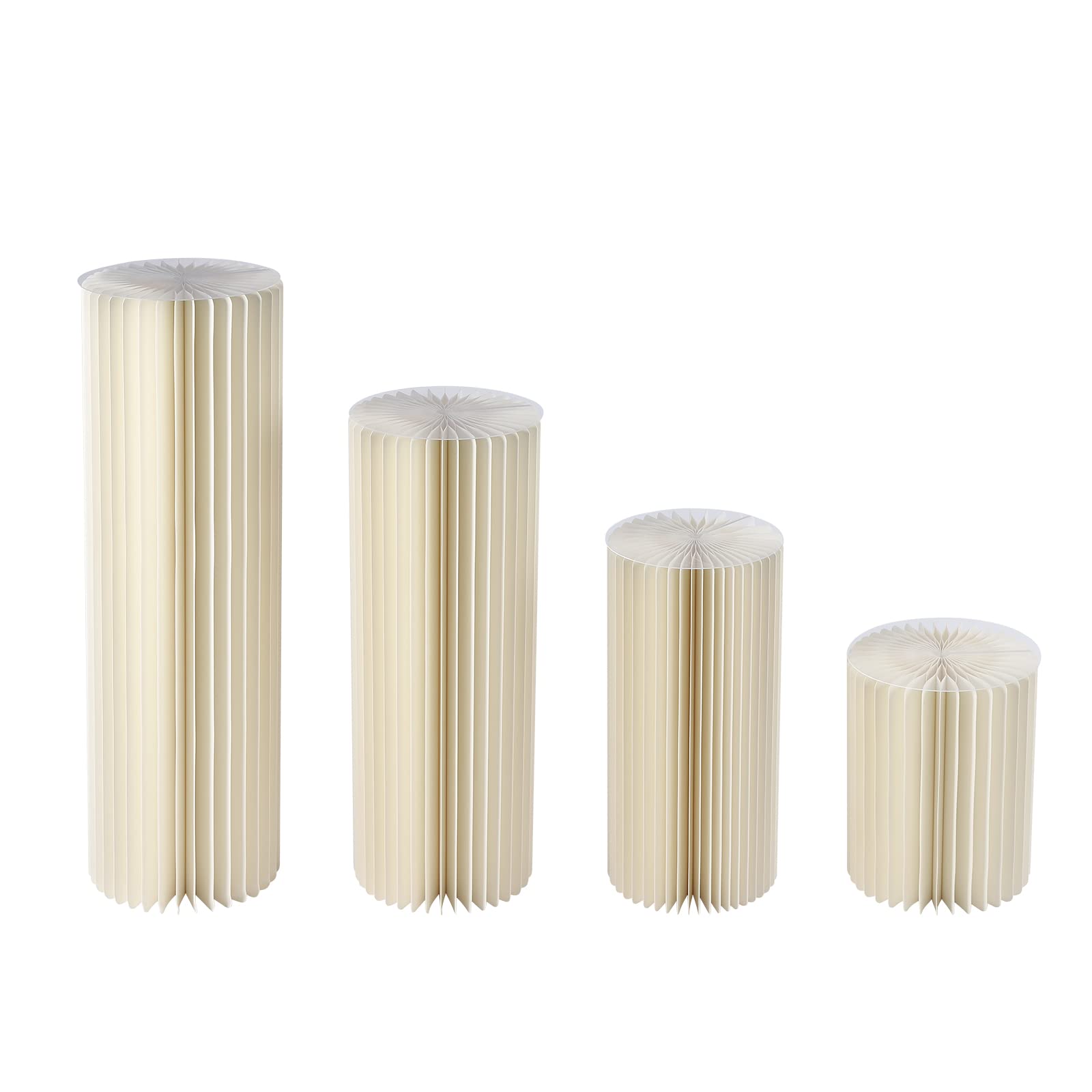 Paket von 4 Hochzeit Centrepieces, 40cm+60cm+80cm+100cm hoher Blumenständer, Centrepieces Ständer, Display Rack für Hochzeiten, Party Dekoration