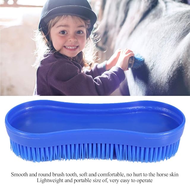 Foto 7 de 8 de Taidda- Cepillo de Silicona para Limpieza de Caballos, Cepillo de Silicona Suave y fácil de operar