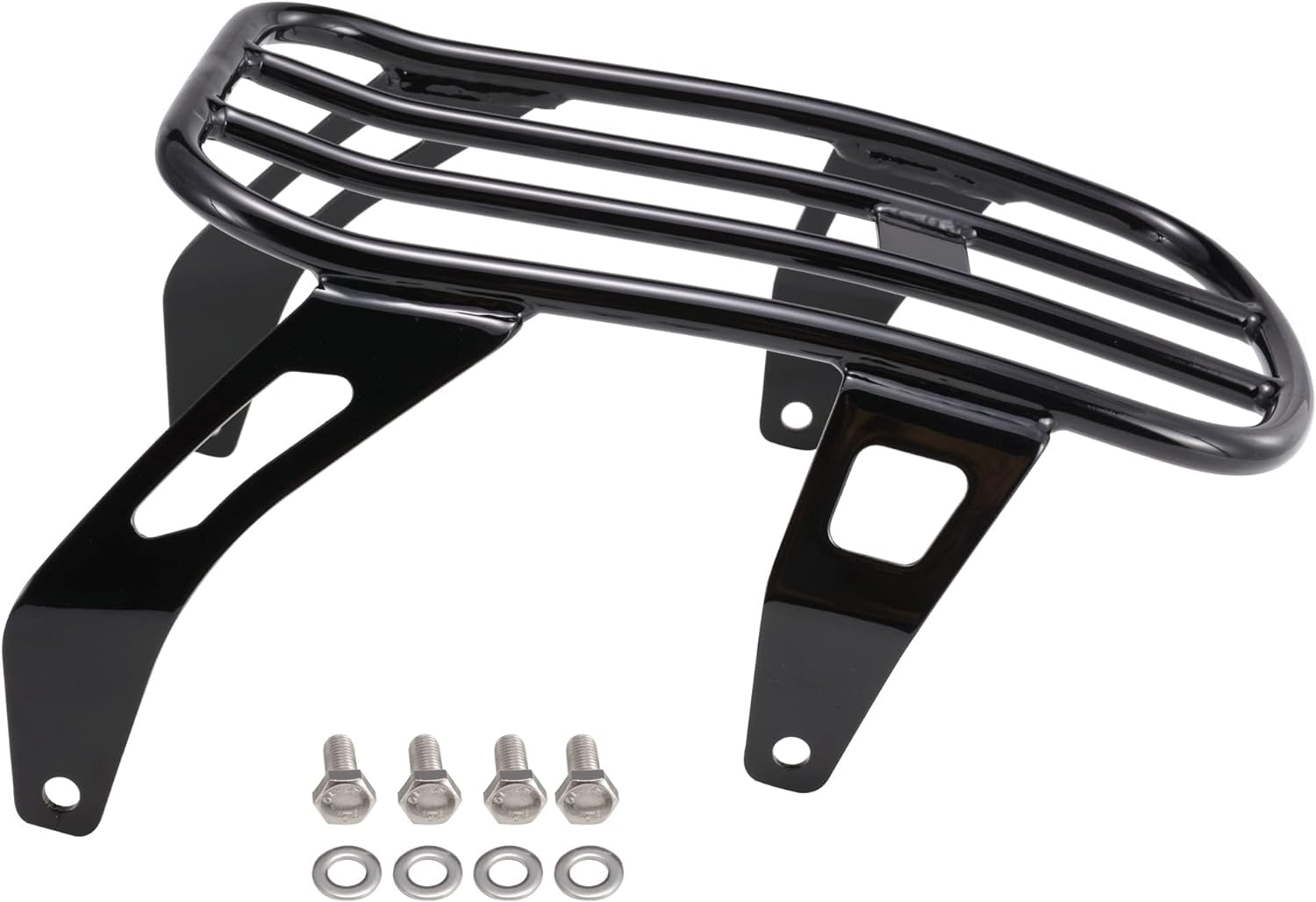 Indian Scout Rear Rack MoKitDora Solo Passenger Seat Rear Luggage Rack for 2018-up Indian ...