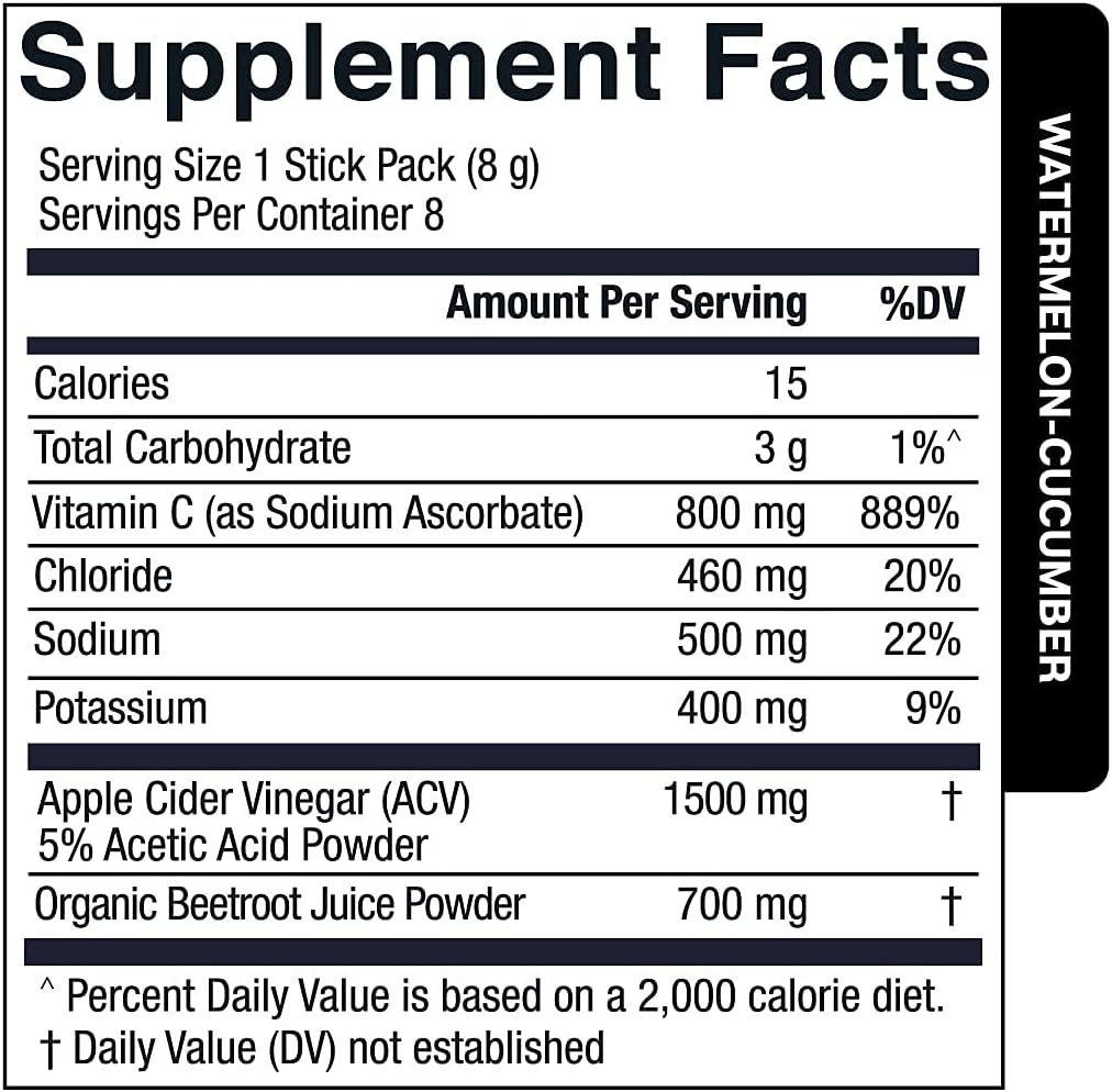Essential Elements Apple Cider Vinegar Gummies from The Mother & Sugar Free Hydration Powder Packets - Variety Pack | 15 Stick Packs | Energy, Improved Performance, Digestion, & Immune Support