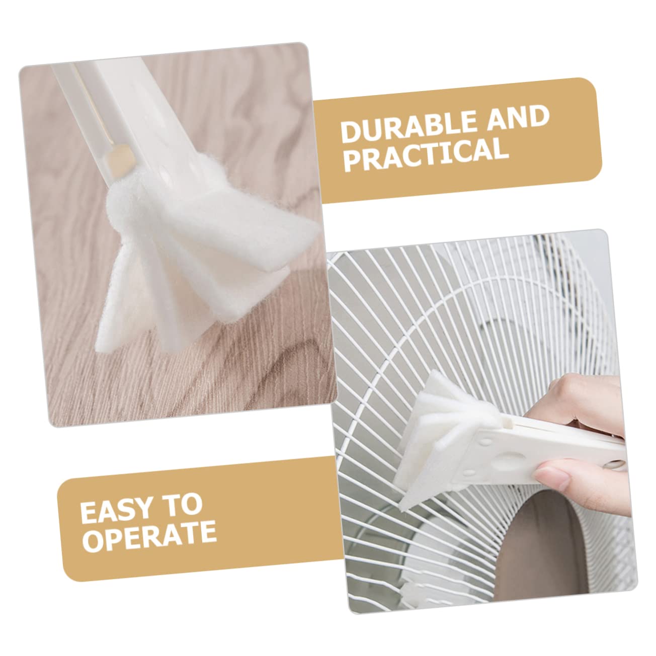 Ipetboom 4 Pack Keyboard Cleaner Brush Set Multi-Function Cleaning Brush for Household Use Car Vent Refrigerator Coil Easy to Carry No Residue