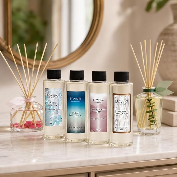Reed Diffuser Refill Oil, Winter Forest 4 fl oz, Spa Aroma, Room Fragrance