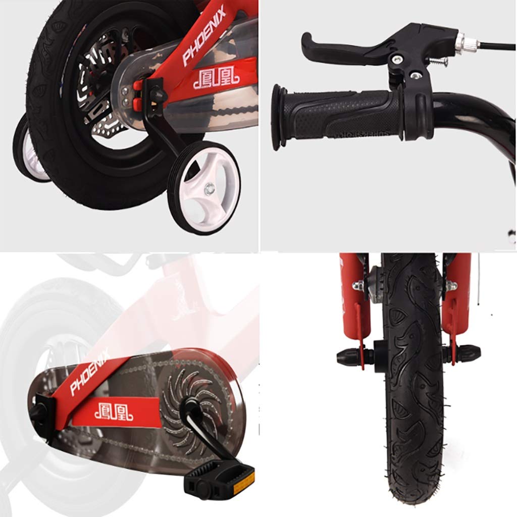 18inch 子供用自転車+補助輪 ペダルはずせる