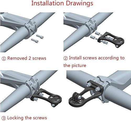 Miniatura 4 de Out Combo Combo Extended Mount para Wahoo Elemnt Bolt y Mini, adaptador de luz de bicicleta