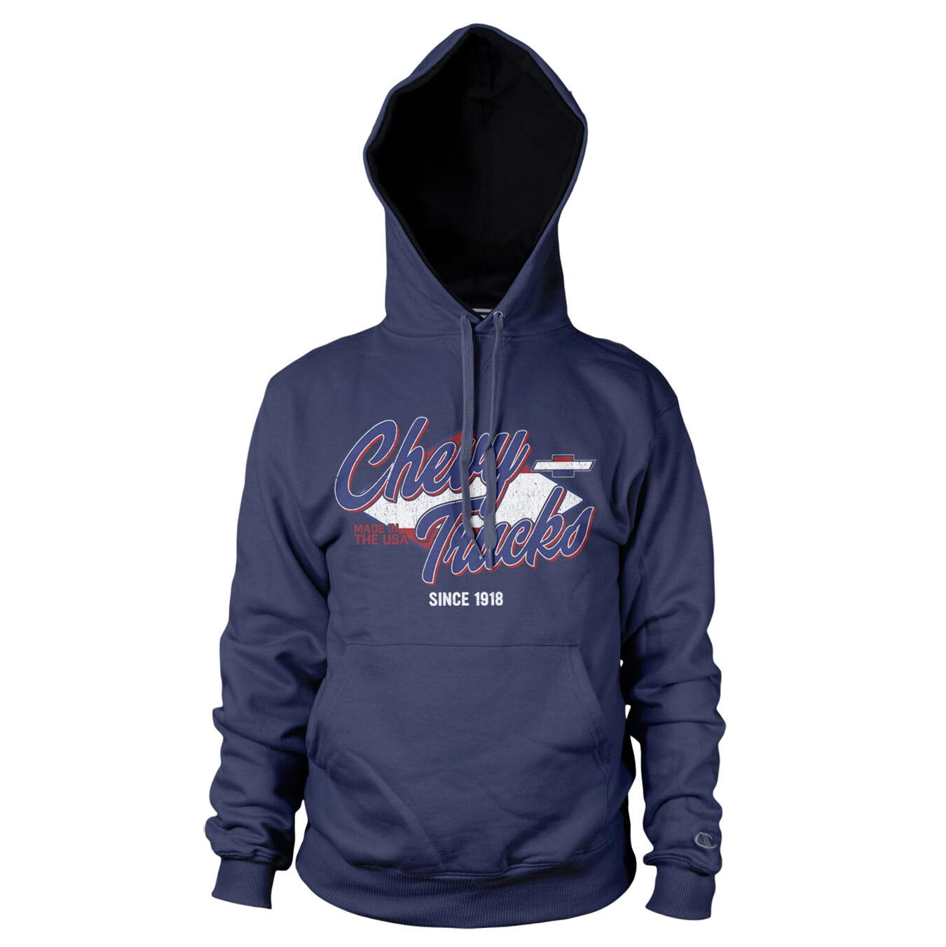 Chevrolet Officially Licensed Chevy Trucks Since 1918 Hoodie (Navy), X-Large