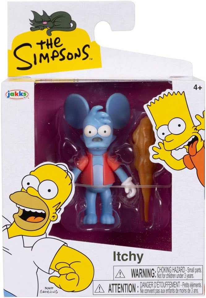 The Simpsons - Articulated figure 6.3 cm - Itchy figures + accessory
