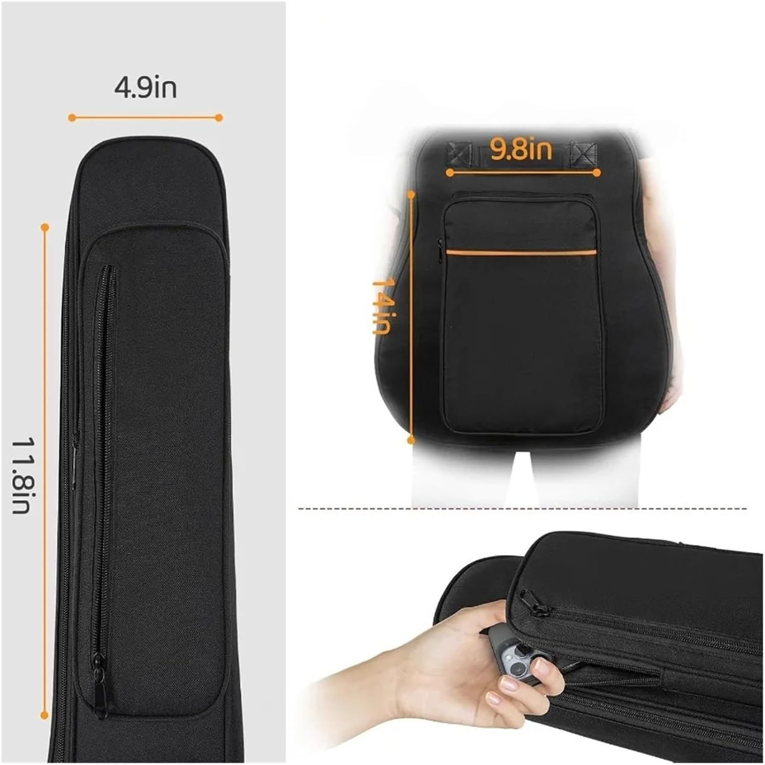 Dust Cover Acoustic Guitar Bag Water Resistent Dual Adjustable Shoulder Strap Case No Padding