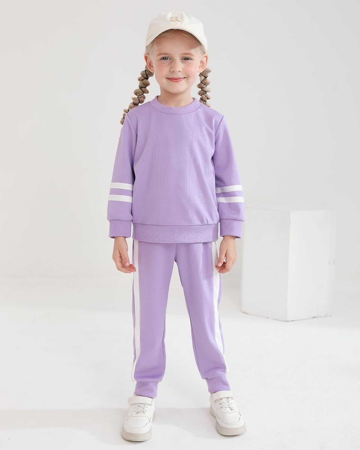 Toddler Girl Clothes Fall Winter Outfits Long Sleeved Pullover Sweatshirt + Sweatpants 2 Pcs Casual Sweatsuits Sets - Image 2