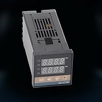 Vista 6 de Controlador de temperatura PID, alarma de 32.0 °F-122.0 °F REX-C100 Termostato inteligente digital LED PID controlador de temperatura AC110V-240V