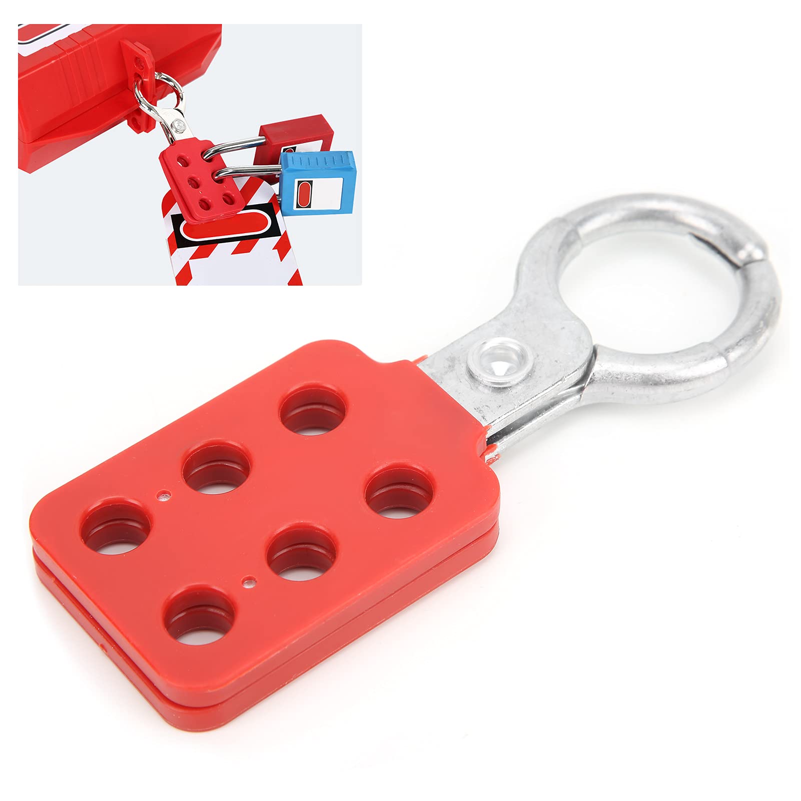 Cerrojo de Bloqueo de Automóvil, Cerrojo de Bloqueo de Etiquetado de Aluminio de 6 Orificios Cerradura Direccional, Kits de Bloqueo de 10 Piezas para Vehículos, Cerrojo de Cerrojo