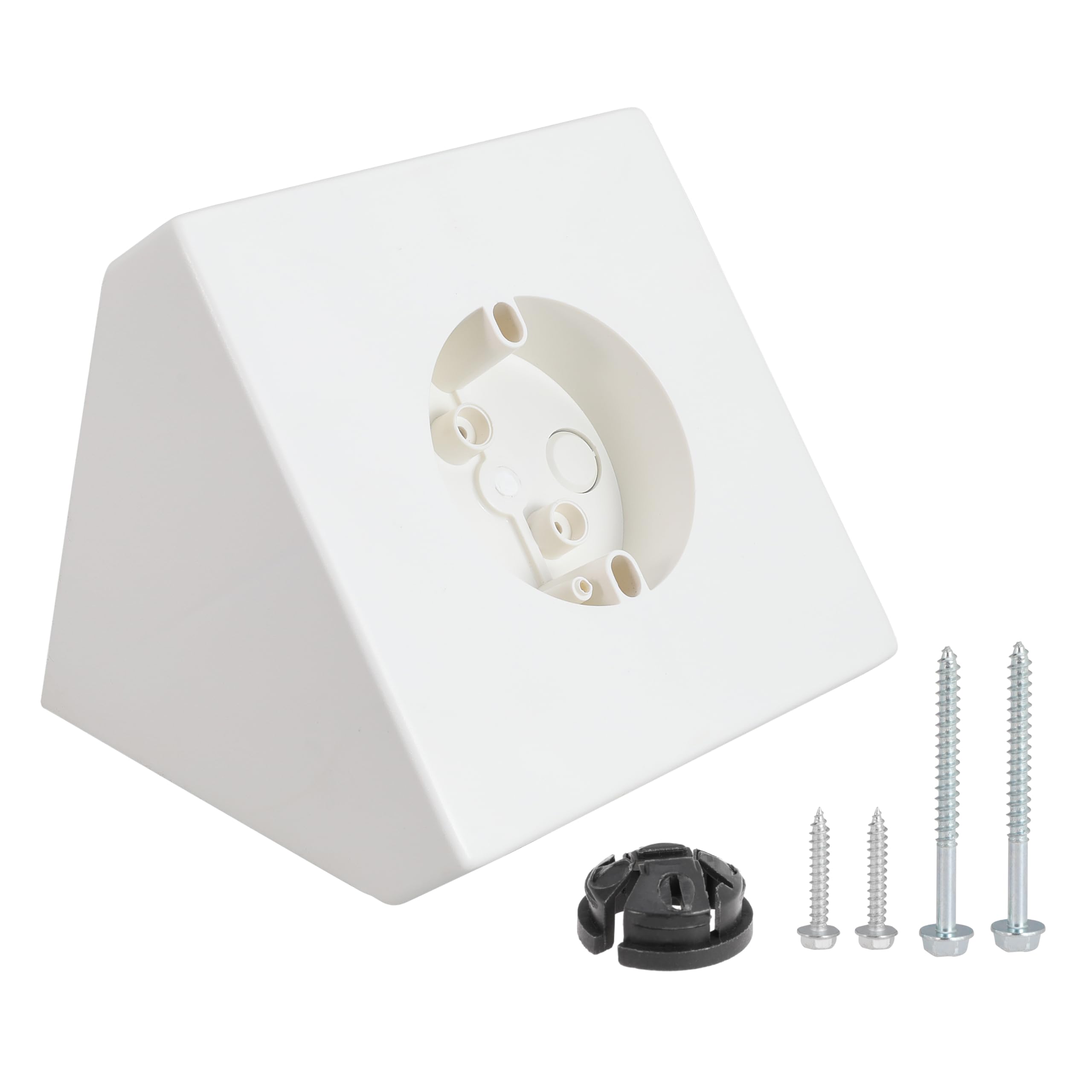 Photo 1 of Ceiling Fan Light Fixture Mounting Box Fan Mounting Bracket FB900 Ceiling Fan Angle Mount for Cathedral Ceiling Angles of 80°and Up (1Pack)