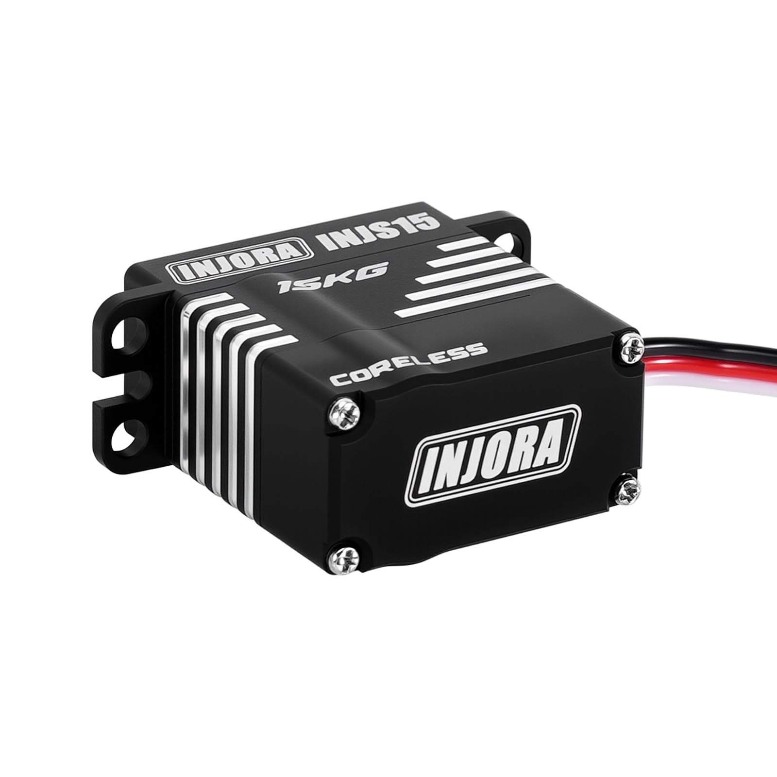 INJORA INJS15 - Micro servo de par alto sin núcleo de 15 kg para actualización de oruga RC 1/18 1/24