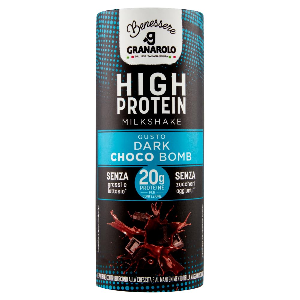 Granarolo MIX High Protein Milkshake Arabica Caramello Salato Dark Choco 20g di Proteine Senza Lattosio - 235ml