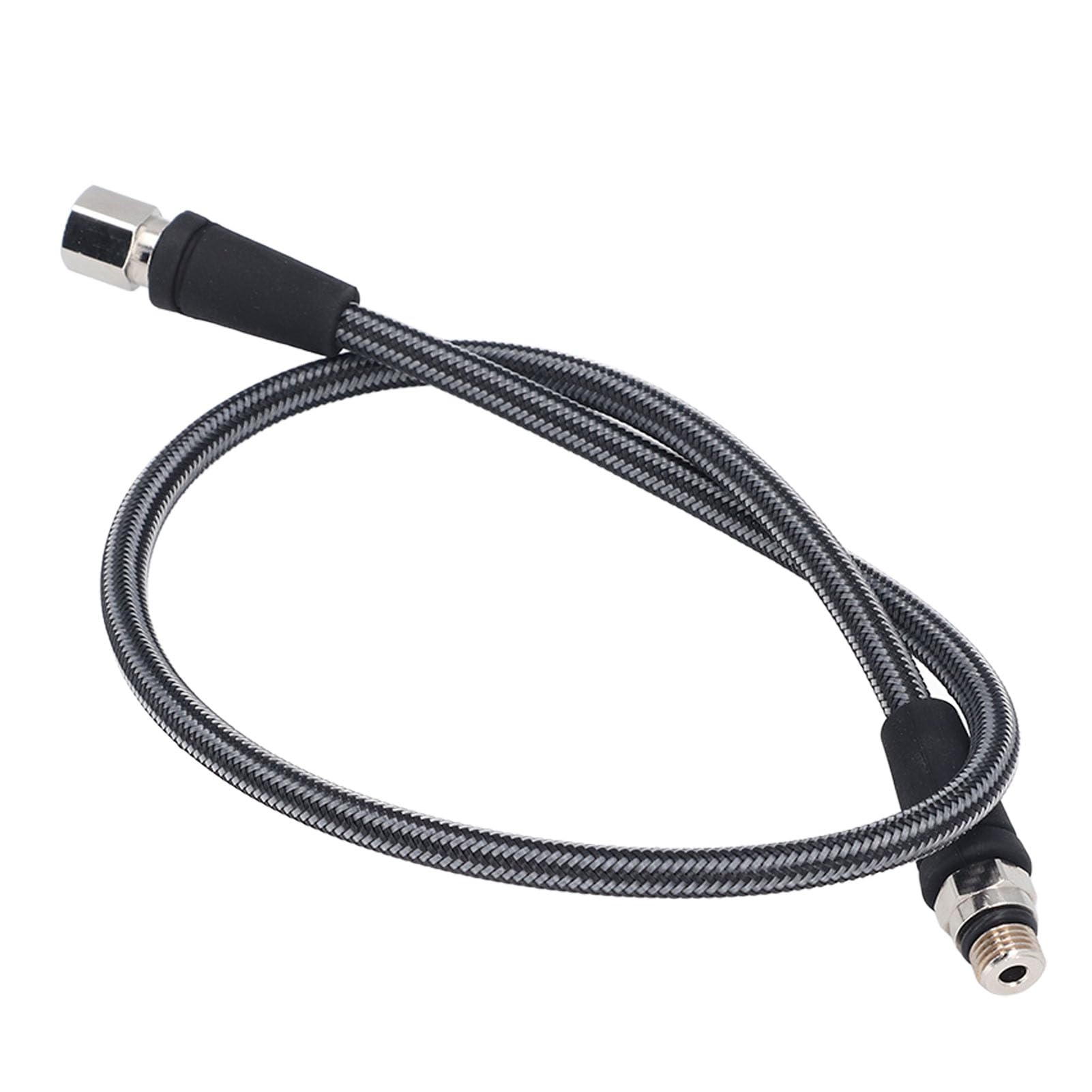 Professional Diving High Pressure Regulator Hose 80cm/31.5in Carbon Fiber Woven Flexible Accessory for Diving Activities (15cm) (65CM)