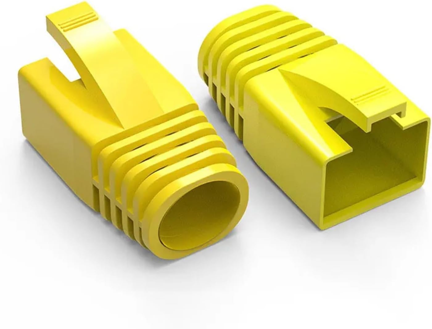 50PCS RJ45 Ethernet Cable Strain Relief Sleeve Cable Connector Cover for CAT8 CAT7 CAT6A (Outer Diameter: 7.0mm~8.5mm)(OD 7.5mm,Blue)