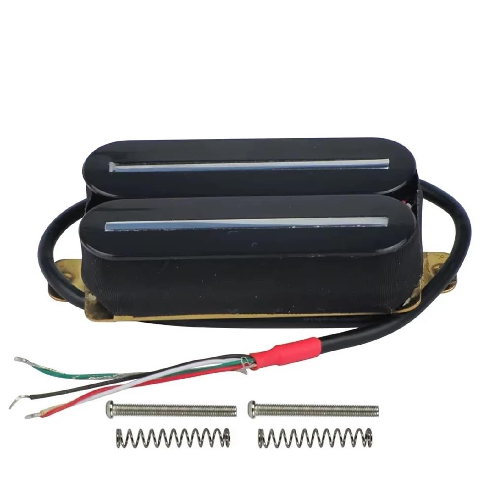 Repuestos Para Pastillas De Guitarra Pastilla Humbucker De Doble Pista | Pastilla de guitarra eléctrica accesorios de piezas de guitarra con riel de 57mm, color negro
