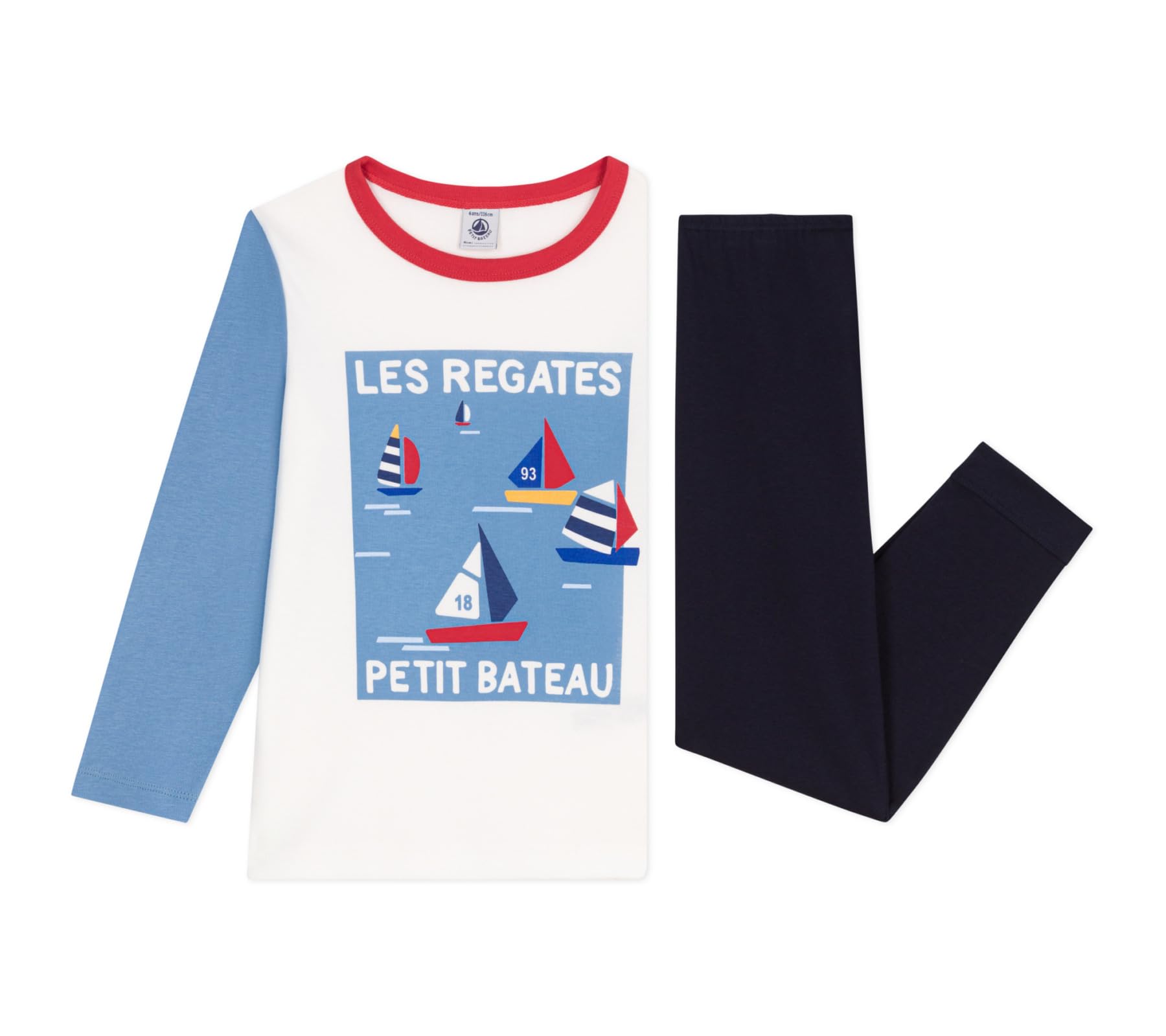 Petit Bateau Piżamy dziecięce i chłopięce, Niebieski/wielokolorowy, 24 miesi?cy