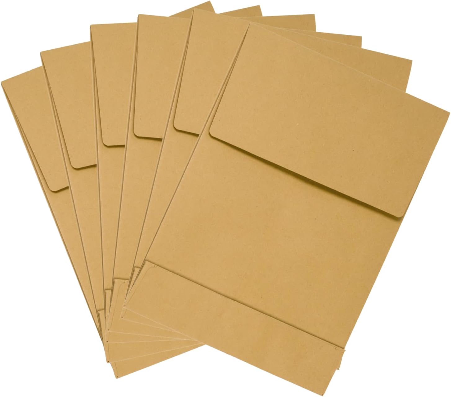 Emerson Pack of 20 Envelopes DIN C4 Brown 229 x 324 mm 90 g Large Envelopes Without Window Straight Flap Self-Adhesive Envelopes Maxi Letter A4 Envelopes Large Envelope Big