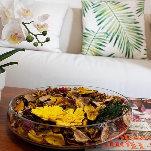 Miniatura 4 de Qingbei Rina Bolsas de popurrí, relleno de cuenco de popurrí amarillo, flores secas decorativas con aroma a limón, bolsita de fragancia para el