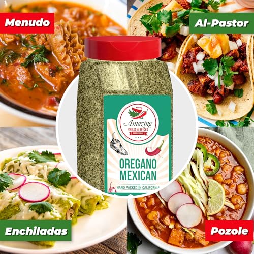image for Amazing Chiles & Spices Dried Mexican Oregano (4 oz) – Fresh and Fra