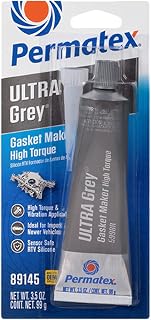 Permatex 82194-12PK Ultra Grey Rigid High-Torque RTV Silicone Gasket Maker, 3.5 Ounce (Pack of 12)