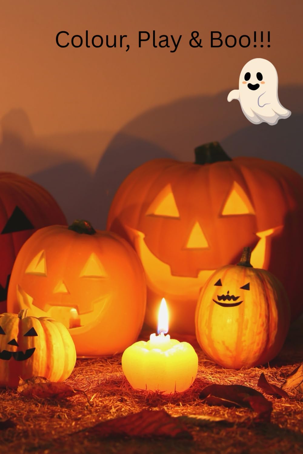 Halloween colouring book
